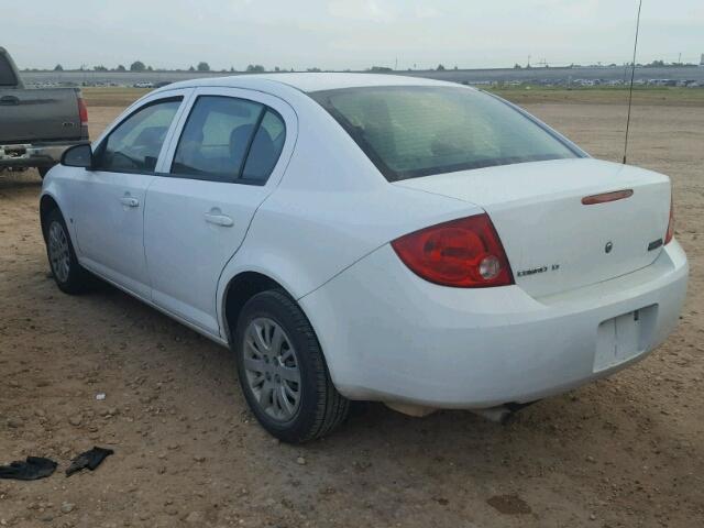 1G1AT58H997107399 - 2009 CHEVROLET COBALT WHITE photo 3