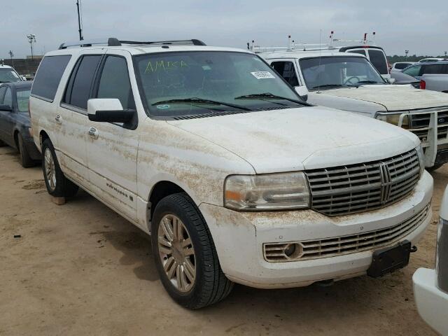 5LMJJ3H56DEL09573 - 2013 LINCOLN NAVIGATOR WHITE photo 1