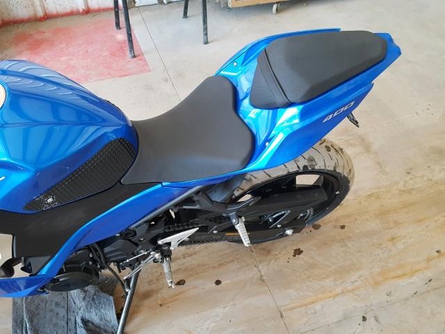 JKAEXKH1XJDA12111 - 2018 KAWASAKI EX400 BLUE photo 6