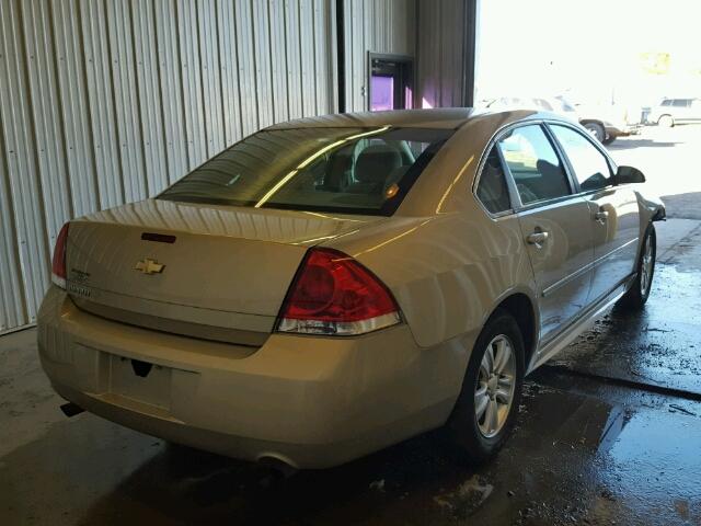 2G1WF5E3XC1231448 - 2012 CHEVROLET IMPALA TAN photo 4