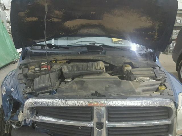 1D4HB38N15F621009 - 2005 DODGE DURANGO ST BLUE photo 7