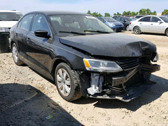 3VW2K7AJ4CM327101 - 2012 VOLKSWAGEN JETTA BASE Սև լուսանկար 1