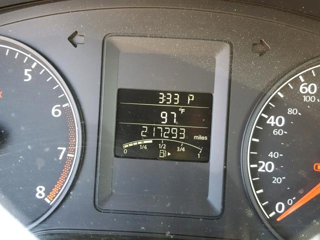 3VW2K7AJ4CM327101 - 2012 VOLKSWAGEN JETTA BASE Սև լուսանկար 8