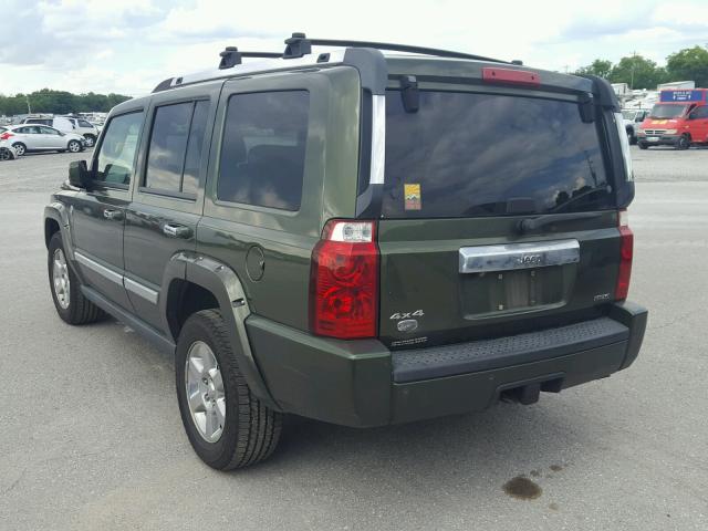 1J8HG68288C149072 - 2008 JEEP COMMANDER GREEN photo 3