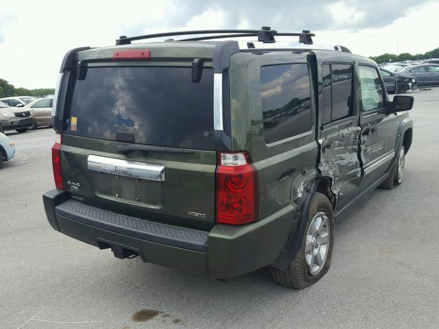 1J8HG68288C149072 - 2008 JEEP COMMANDER GREEN photo 4