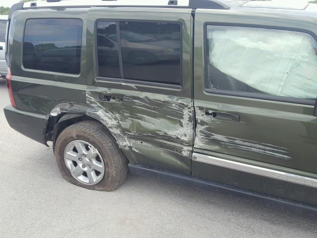 1J8HG68288C149072 - 2008 JEEP COMMANDER GREEN photo 9