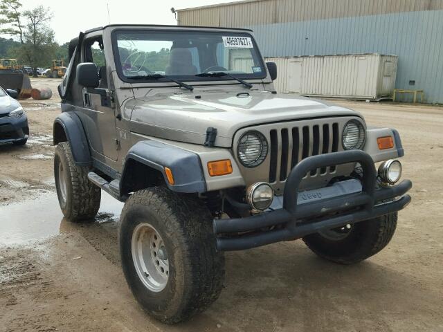 1J4FA39S35P349143 - 2005 JEEP WRANGLER GREEN photo 1