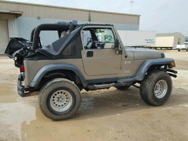 1J4FA39S35P349143 - 2005 JEEP WRANGLER GREEN photo 9