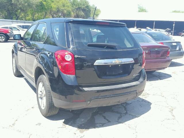 2GNALAEK9F1108049 - 2015 CHEVROLET EQUINOX LS BLACK photo 3