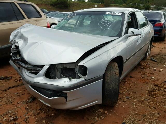 2G1WF52E929324337 - 2002 CHEVROLET IMPALA SILVER photo 2