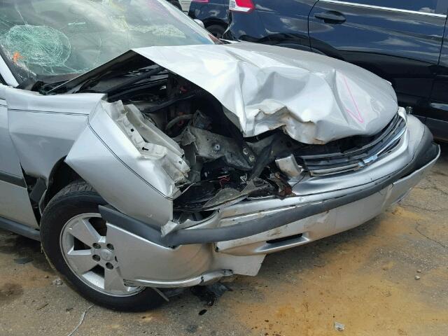 2G1WF52E929324337 - 2002 CHEVROLET IMPALA SILVER photo 9