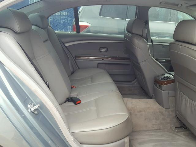 WBAGN634X3DR14865 - 2003 BMW 745 LI Зелений фото 6