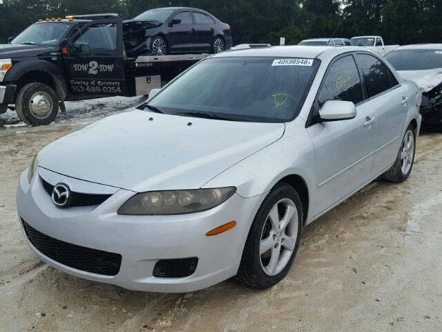 1YVFP80C765M49731 - 2006 MAZDA 6 I SILVER photo 2