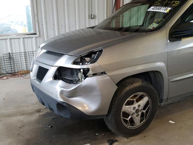 3G7DB03E84S536758 - 2004 PONTIAC AZTEK GRAY photo 9