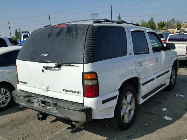 1GNEC13T74J176009 - 2004 CHEVROLET TAHOE WHITE photo 4