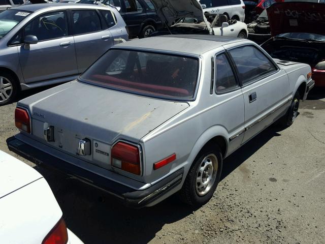 JHMSN3222CC045162 - 1982 HONDA PRELUDE GRAY photo 4