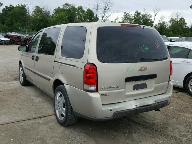 1GNDV23W97D193466 - 2007 CHEVROLET UPLANDER L 棕色 照片 3