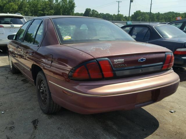2G1WL52MXW9141020 - 1998 CHEVROLET LUMINA BAS ბურგუნდია ფოტო 3