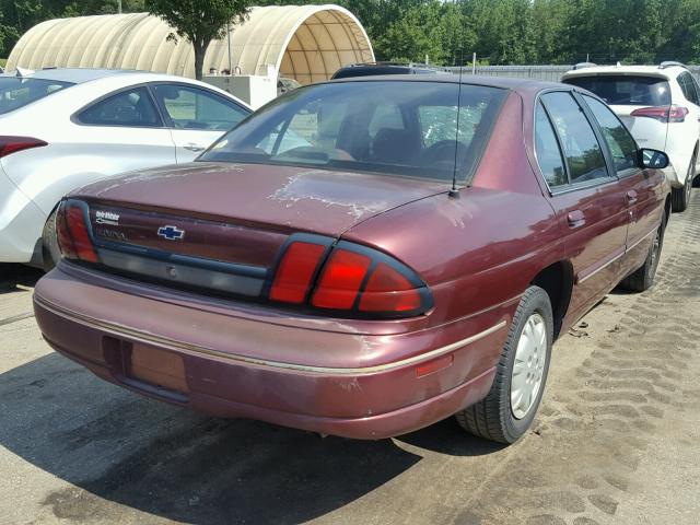 2G1WL52MXW9141020 - 1998 CHEVROLET LUMINA BAS BURGUNDY photo 4