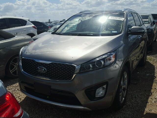 5XYPK4A5XHG308082 - 2017 KIA SORENTO SX BROWN photo 2