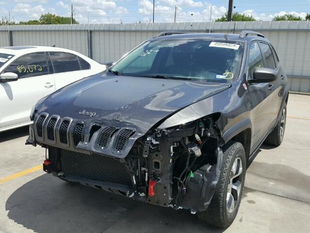 1C4PJMBS1GW225911 - 2016 JEEP CHEROKEE T GRAY photo 2