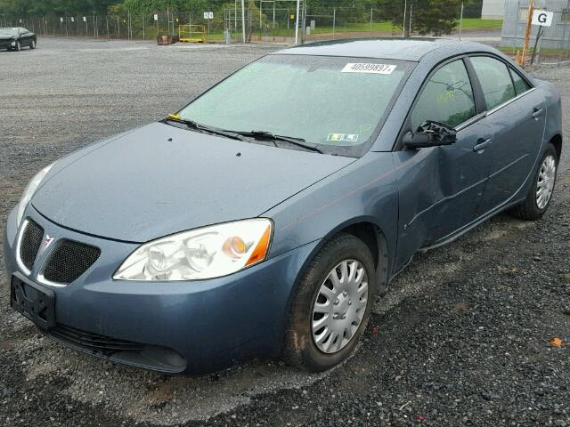 1G2ZF55B864276655 - 2006 PONTIAC G6 SE BLUE photo 2