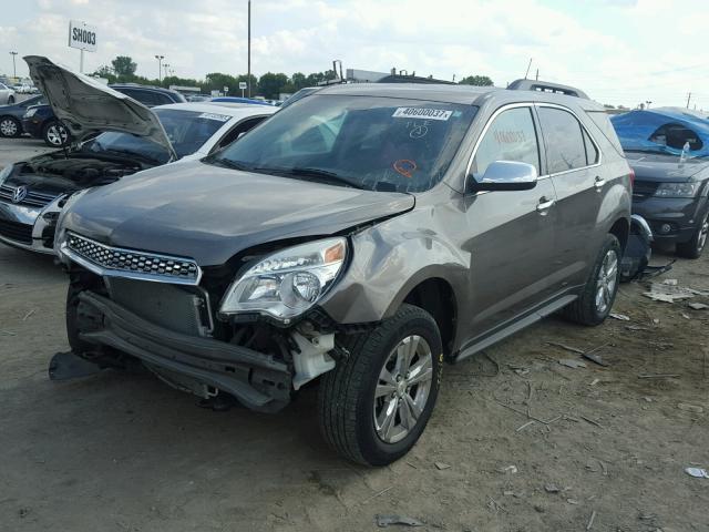 2CNALDEC6B6267431 - 2011 CHEVROLET EQUINOX BROWN photo 2