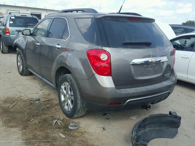 2CNALDEC6B6267431 - 2011 CHEVROLET EQUINOX BROWN photo 3