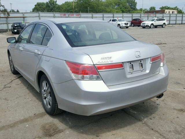 1HGCP2F6XCA175887 - 2012 HONDA ACCORD SE SILVER photo 3