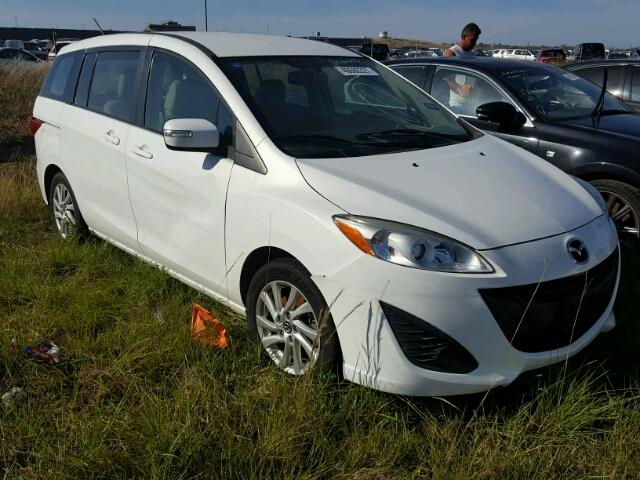 JM1CW2BL9E0168340 - 2014 MAZDA 5 SPORT WHITE photo 1