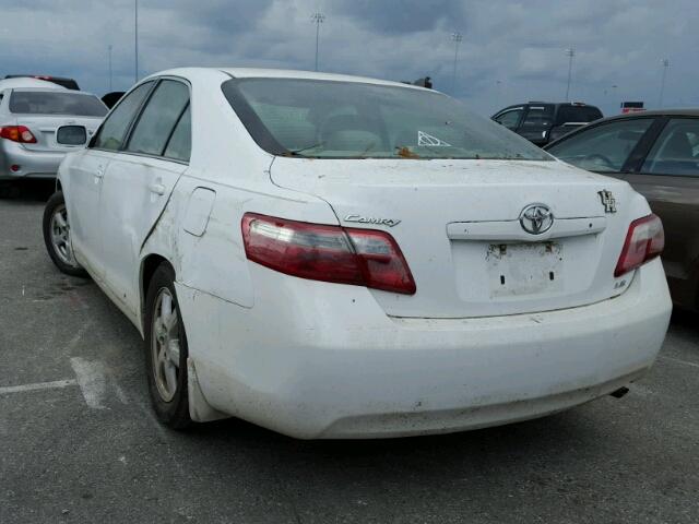 4T1BE46K97U683647 - 2007 TOYOTA CAMRY NEW WHITE photo 3