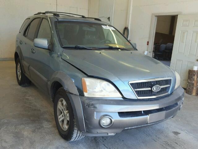 KNDJD733935113458 - 2003 KIA SORENTO EX TEAL photo 1