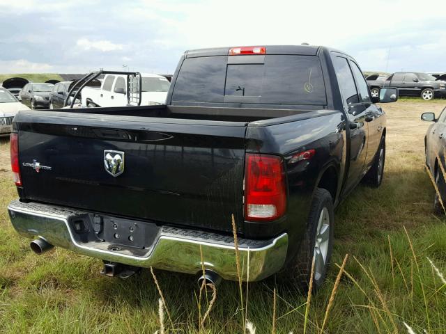 1C6RD6LT5CS318295 - 2012 DODGE RAM 1500 BLACK photo 4