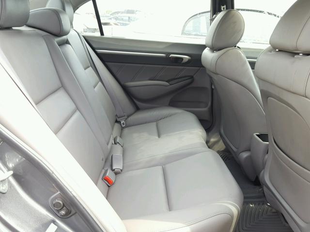 1HGFA16999L011546 - 2009 HONDA CIVIC EXL 灰色 照片 6