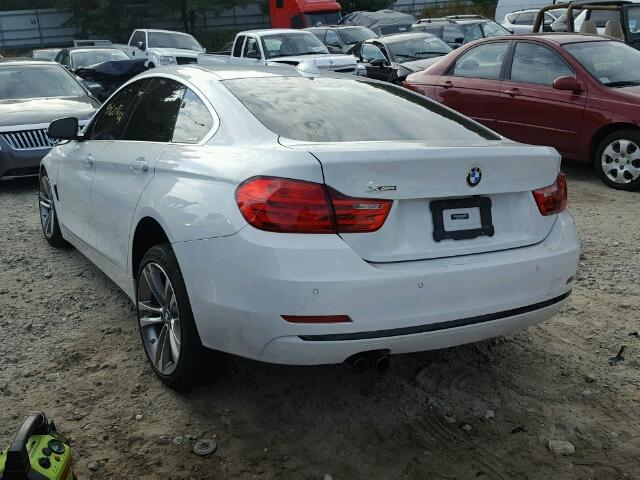 WBA4F9C53HG792317 - 2017 BMW 430XI WHITE photo 3