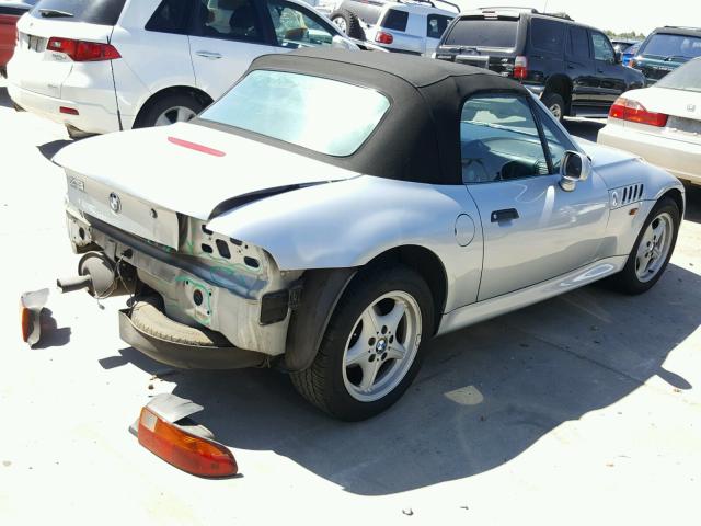 4USCH7337WLE10156 - 1998 BMW Z3 1.9 SILVER photo 4