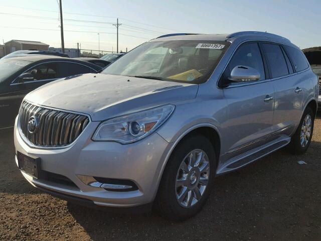 5GAKVDKD8DJ128652 - 2013 BUICK ENCLAVE SILVER photo 2