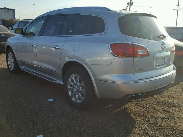5GAKVDKD8DJ128652 - 2013 BUICK ENCLAVE SILVER photo 3