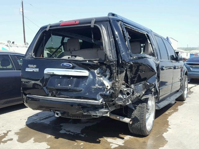 1FMFK19567LA99260 - 2007 FORD EXPEDITION BLACK photo 4