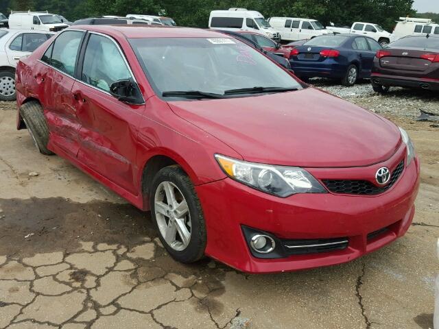 4T1BF1FK4EU786578 - 2014 TOYOTA CAMRY L RED photo 1