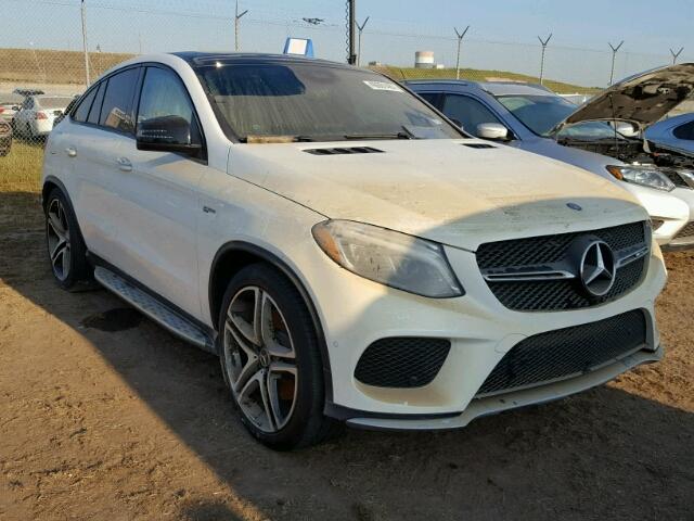 4JGED6EB5HA069596 - 2017 MERCEDES-BENZ GLE COUPE WHITE photo 1