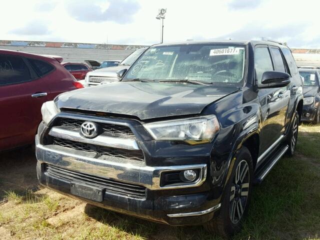 JTEBU5JR3G5296289 - 2016 TOYOTA 4RUNNER BLACK photo 2