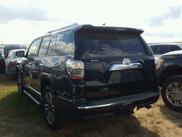 JTEBU5JR3G5296289 - 2016 TOYOTA 4RUNNER BLACK photo 3