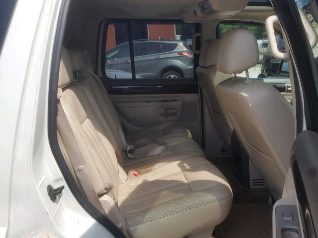 5LMEU88H54ZJ00978 - 2004 LINCOLN AVIATOR 白色 照片 6