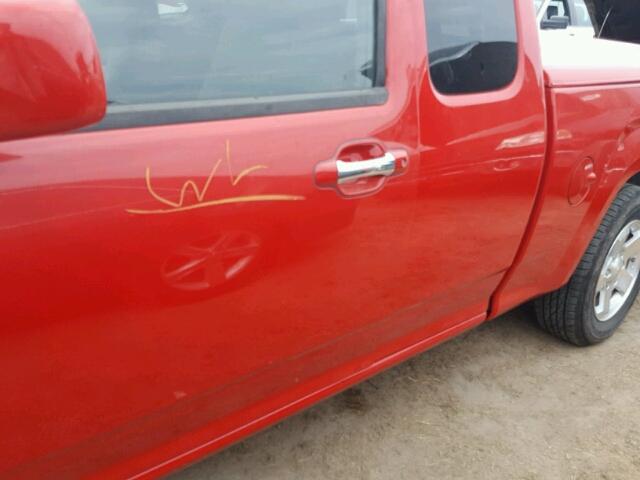 1GCCS199998121011 - 2009 CHEVROLET COLORADO RED photo 9