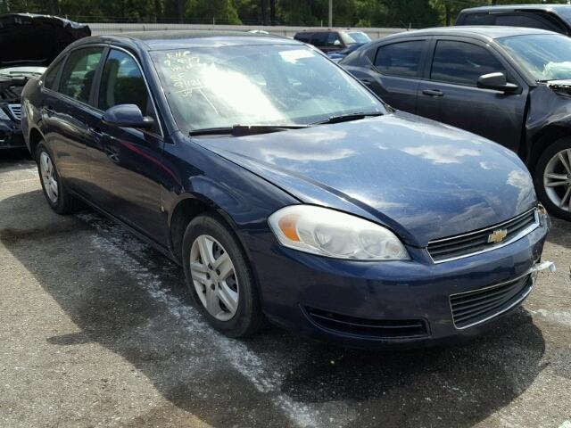 2G1WB58K981369262 - 2008 CHEVROLET IMPALA LS BLUE photo 1