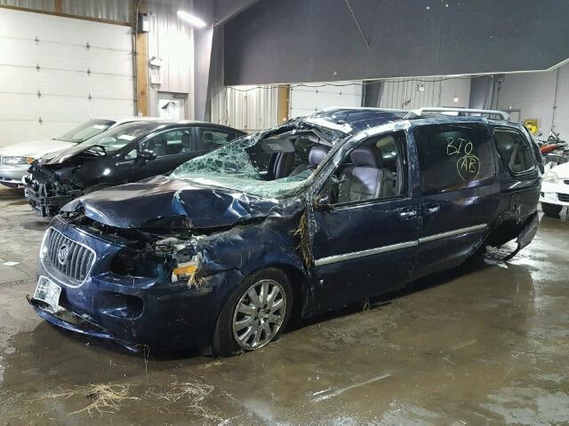 5GADV33157D102472 - 2007 BUICK TERRAZA CX BLUE photo 2