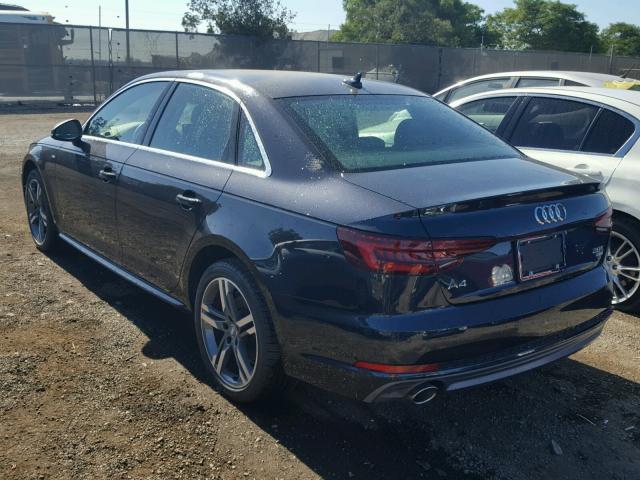 WAUMMAF43JN000419 - 2018 AUDI A4 PRESTIG BLACK photo 3