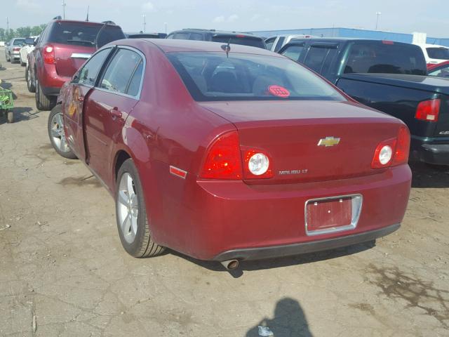 1G1ZC5E14BF316622 - 2011 CHEVROLET MALIBU 1LT BURGUNDY photo 3