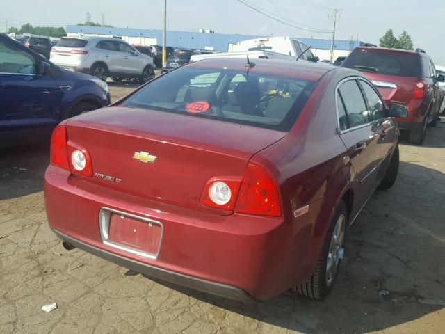 1G1ZC5E14BF316622 - 2011 CHEVROLET MALIBU 1LT BURGUNDY photo 4
